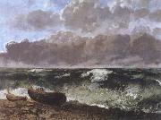 Gustave Courbet The Stormy Sea Spain oil painting artist